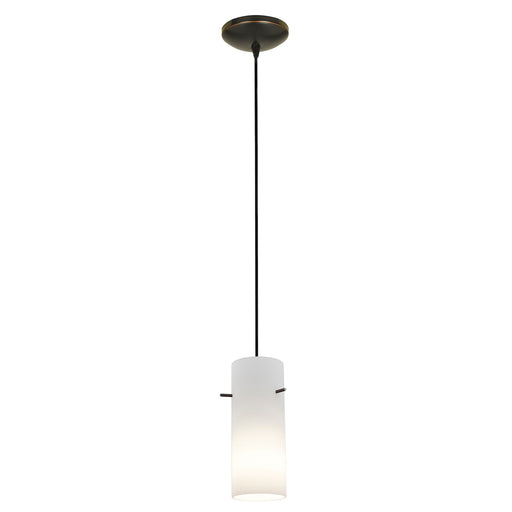 Cylinder 1-Light Pendant in Oil Rubbed Bronze Finish