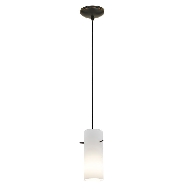 Cylinder 1-Light Pendant in Oil Rubbed Bronze Finish