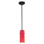 Cylinder Stem Mini Pendant in Oil Rubbed Bronze