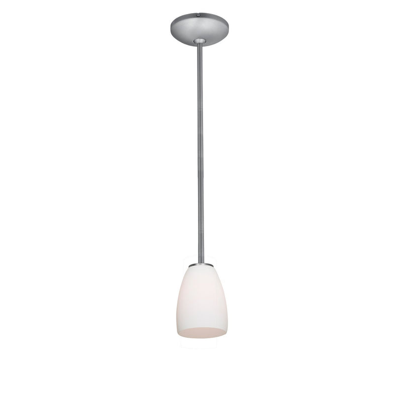 Sherry Stem Pendant in Brushed Steel