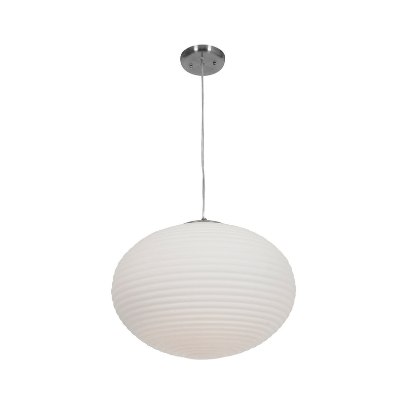 Callisto 3-Light Pendant in Brushed Steel