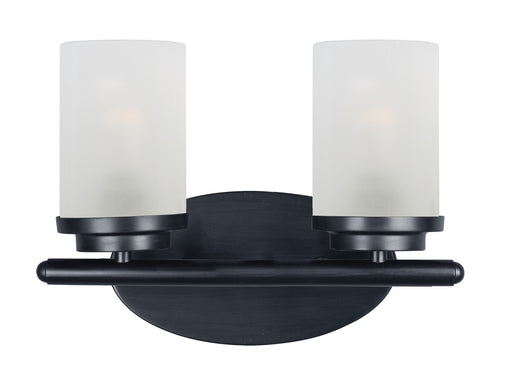 Corona Two Light Bath Vanity in Black
