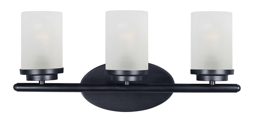 Corona Three Light Bath Vanity in Black