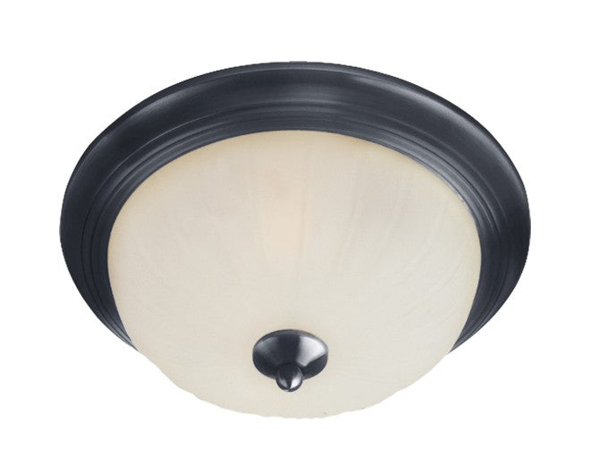 Essentials - 583x Three Light Flush Mount in Black