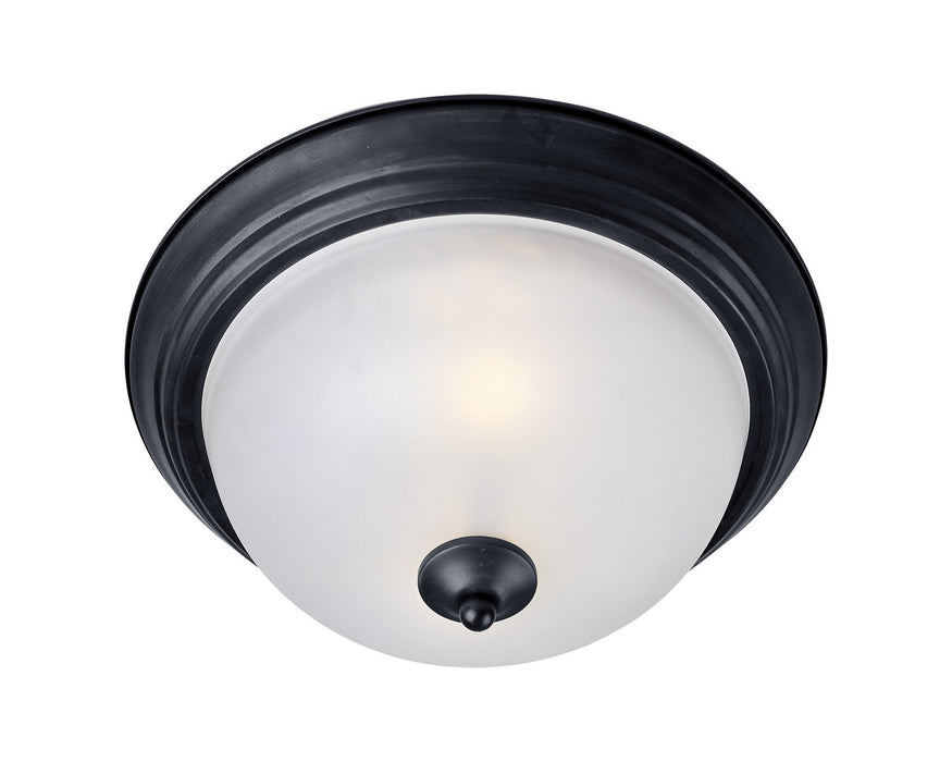 Essentials - 584x Two Light Flush Mount in Black