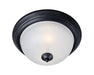 Essentials - 584x Two Light Flush Mount in Black