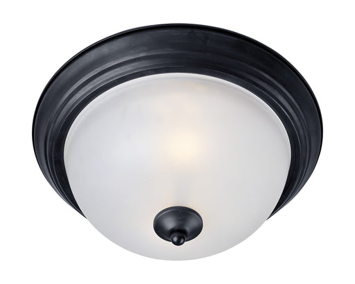 Essentials - 584x Three Light Flush Mount in Black