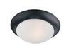 Essentials - 585x One Light Flush Mount in Black