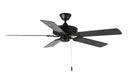 89905BKWP - Basic-Max 52" Ceiling Fan in Black / Walnut / Pecan by Maxim