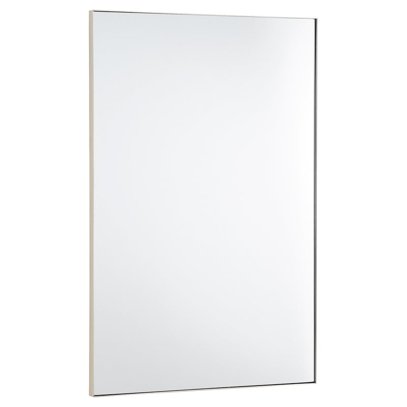 24" x 36" Rectangular Mirror in Silver