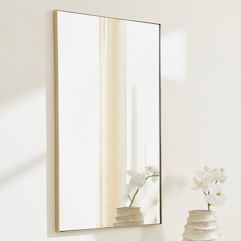 24" x 36" Rectangular Mirror in Silver