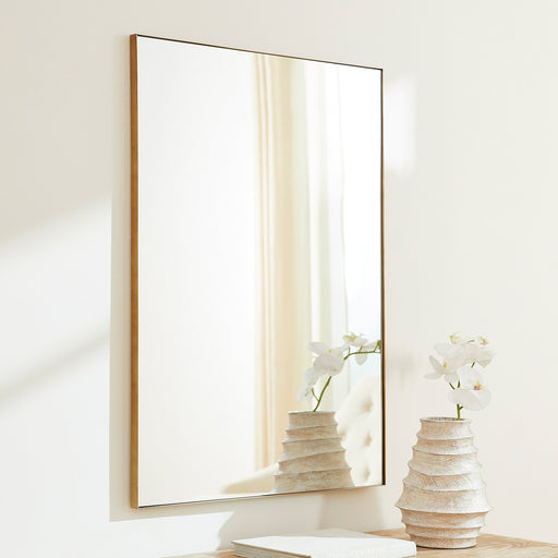 30" x 40" Rectangular Mirror in Gold
