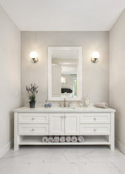 Neoma 1 Light 5.25" Wall Sconce in Brushed Nickel in a room setting