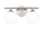 Neoma 2 Light 13.5" Vanity in Brushed Nickel