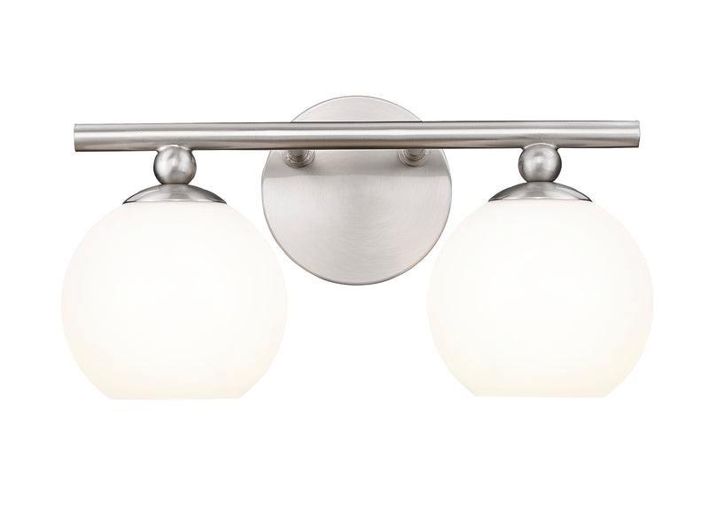 Neoma 2 Light 13.5" Vanity in Brushed Nickel