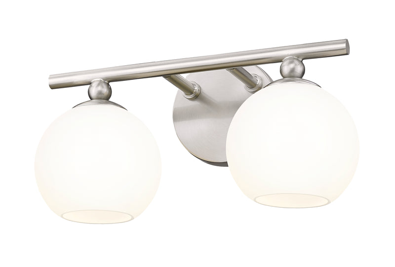 Neoma 2 Light 13.5" Vanity in Brushed Nickel