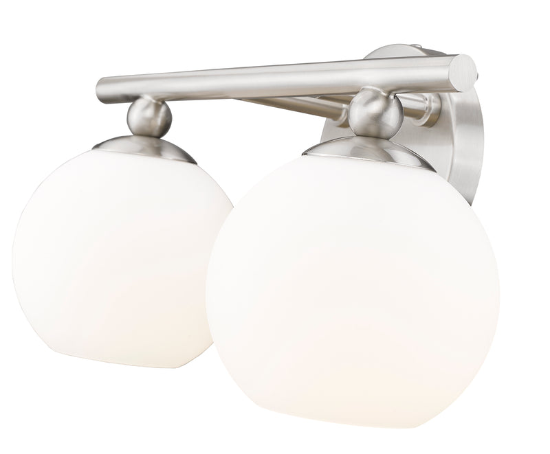 Neoma 2 Light 13.5" Vanity in Brushed Nickel