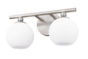 Neoma 2 Light 13.5" Vanity in Brushed Nickel