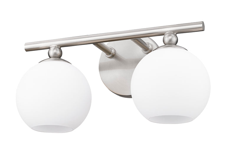 Neoma 2 Light 13.5" Vanity in Brushed Nickel