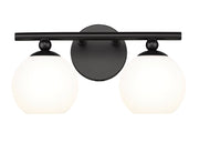 Neoma 2 Light 13.5" Vanity in Matte Black