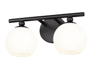 Neoma 2 Light 13.5" Vanity in Matte Black
