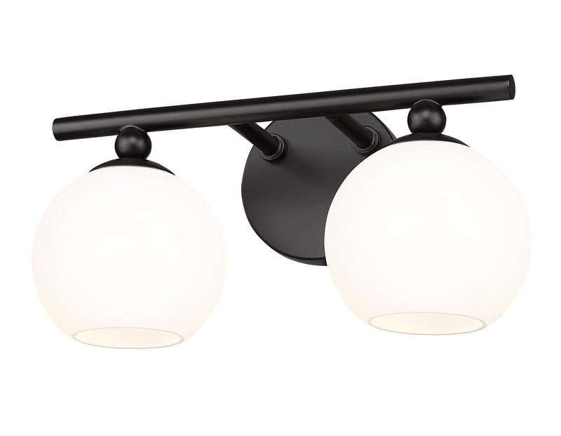 Neoma 2 Light 13.5" Vanity in Matte Black