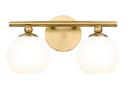 Neoma 2 Light 13.5" Vanity in Modern Gold