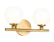 Neoma 2 Light 13.5" Vanity in Modern Gold