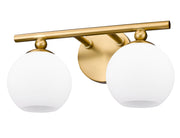 Neoma 2 Light 13.5" Vanity in Modern Gold