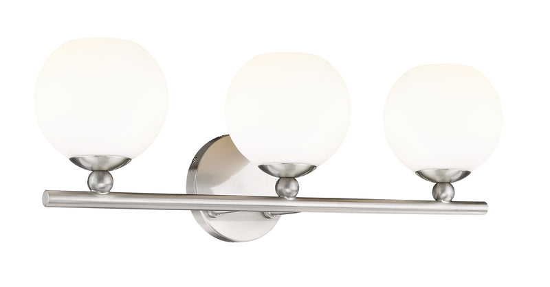 Neoma 3 Light 21.75" Vanity in Brushed Nickel