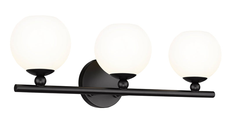 Neoma 3 Light 21.75" Vanity in Matte Black
