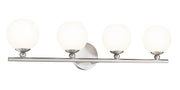 Neoma 4 Light 30" Vanity in Brushed Nickel