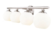 Neoma 4 Light 30" Vanity in Brushed Nickel