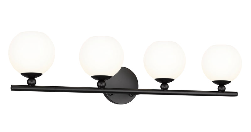 Neoma 4 Light 30" Vanity in Matte Black