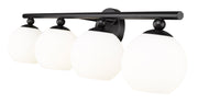 Neoma 4 Light 30" Vanity in Matte Black
