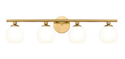 Neoma 4 Light 30" Vanity in Modern Gold