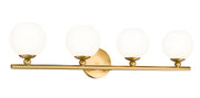 Neoma 4 Light 30" Vanity in Modern Gold
