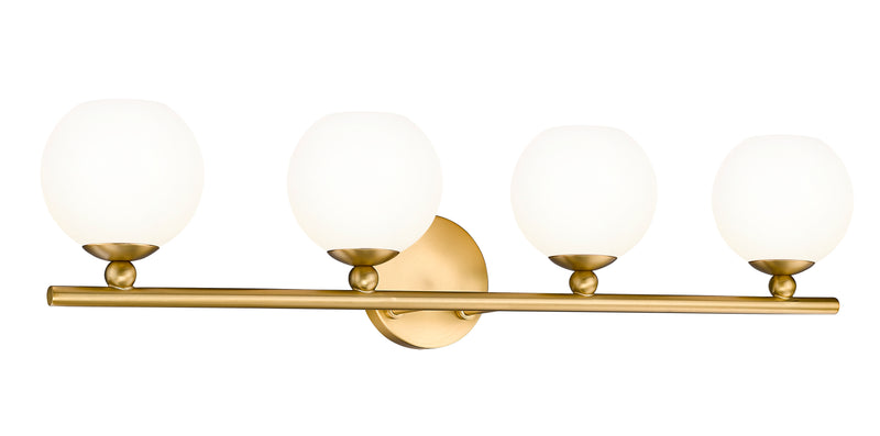 Neoma 4 Light 30" Vanity in Modern Gold