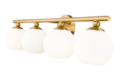 Neoma 4 Light 30" Vanity in Modern Gold