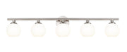 Neoma 5 Light 38.25" Vanity in Brushed Nickel