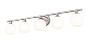 Neoma 5 Light 38.25" Vanity in Brushed Nickel