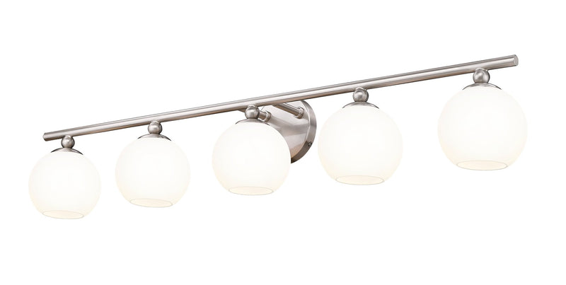 Neoma 5 Light 38.25" Vanity in Brushed Nickel