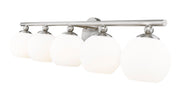 Neoma 5 Light 38.25" Vanity in Brushed Nickel