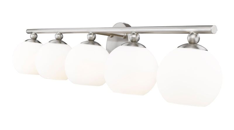 Neoma 5 Light 38.25" Vanity in Brushed Nickel