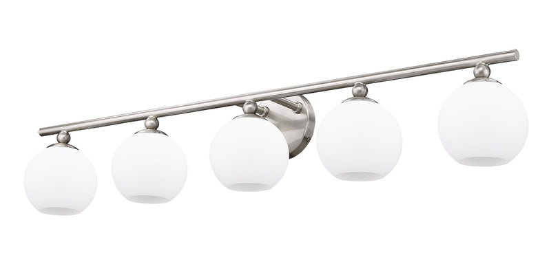Neoma 5 Light 38.25" Vanity in Brushed Nickel