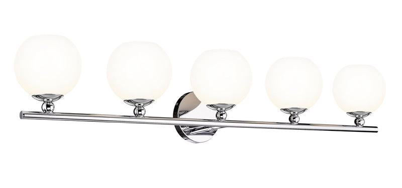 Neoma 5 Light 38.25" Vanity in Chrome