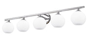 Neoma 5 Light 38.25" Vanity in Chrome