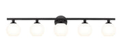 Neoma 5 Light 38.25" Vanity in Matte Black