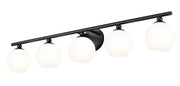 Neoma 5 Light 38.25" Vanity in Matte Black