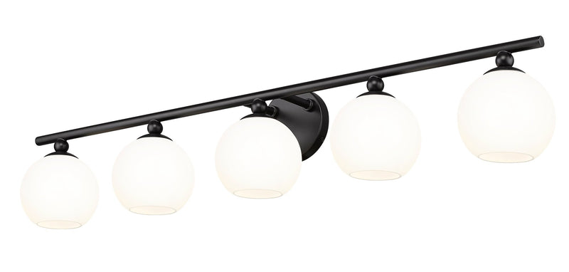 Neoma 5 Light 38.25" Vanity in Matte Black